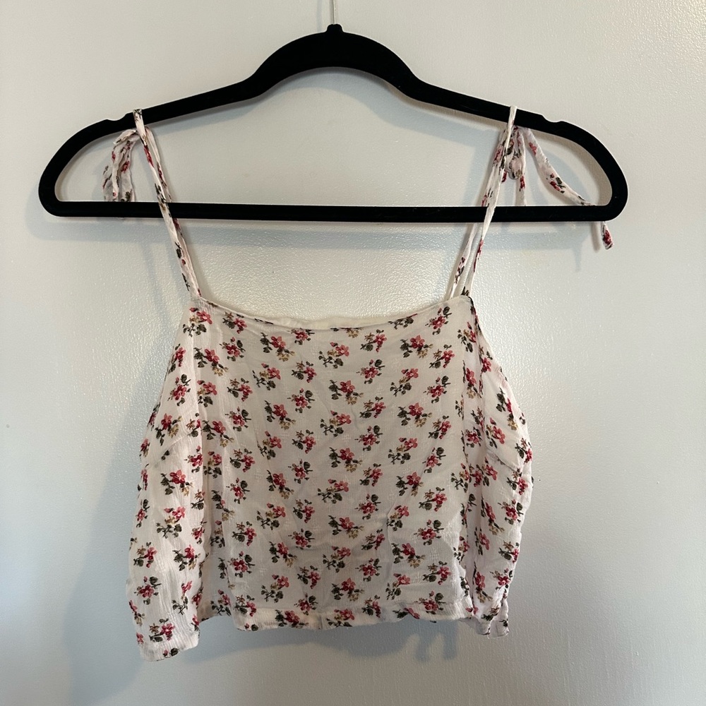American eagle floral crop top